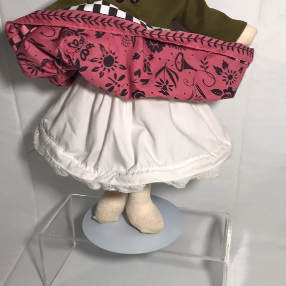 MARY ENGELBREIT Vintage 1990s Megan Cloth Doll w/ Dress and Sweater Outfit - Picture 5 of 6